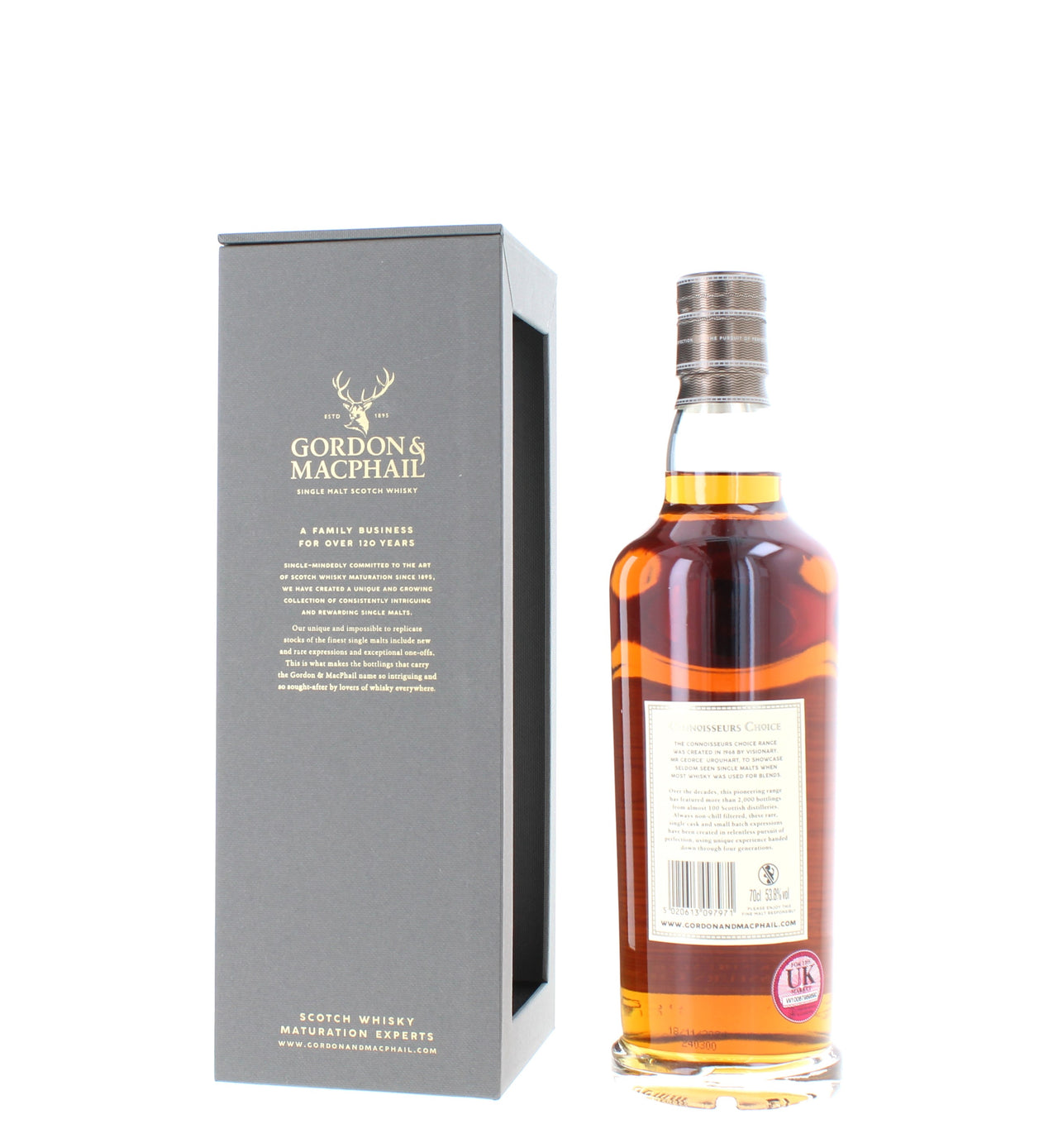Linkwood 15 Year Old 2009 Connoisseurs Choice  (Gordon & MacPhail) Single Malt - 70cl 53.8%