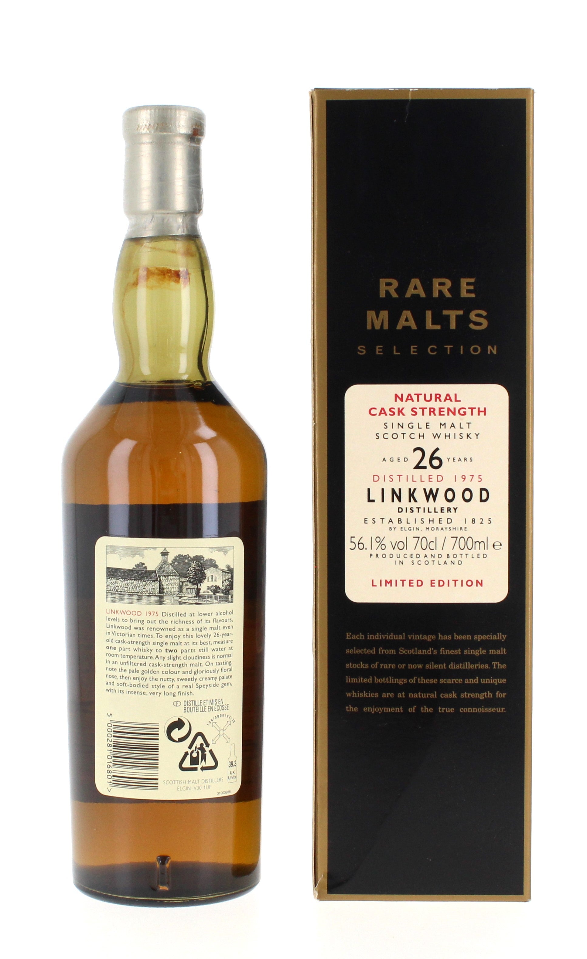 Linkwood 26 Year Old 1975 Rare Malts - 70cl 56.1% – The Really