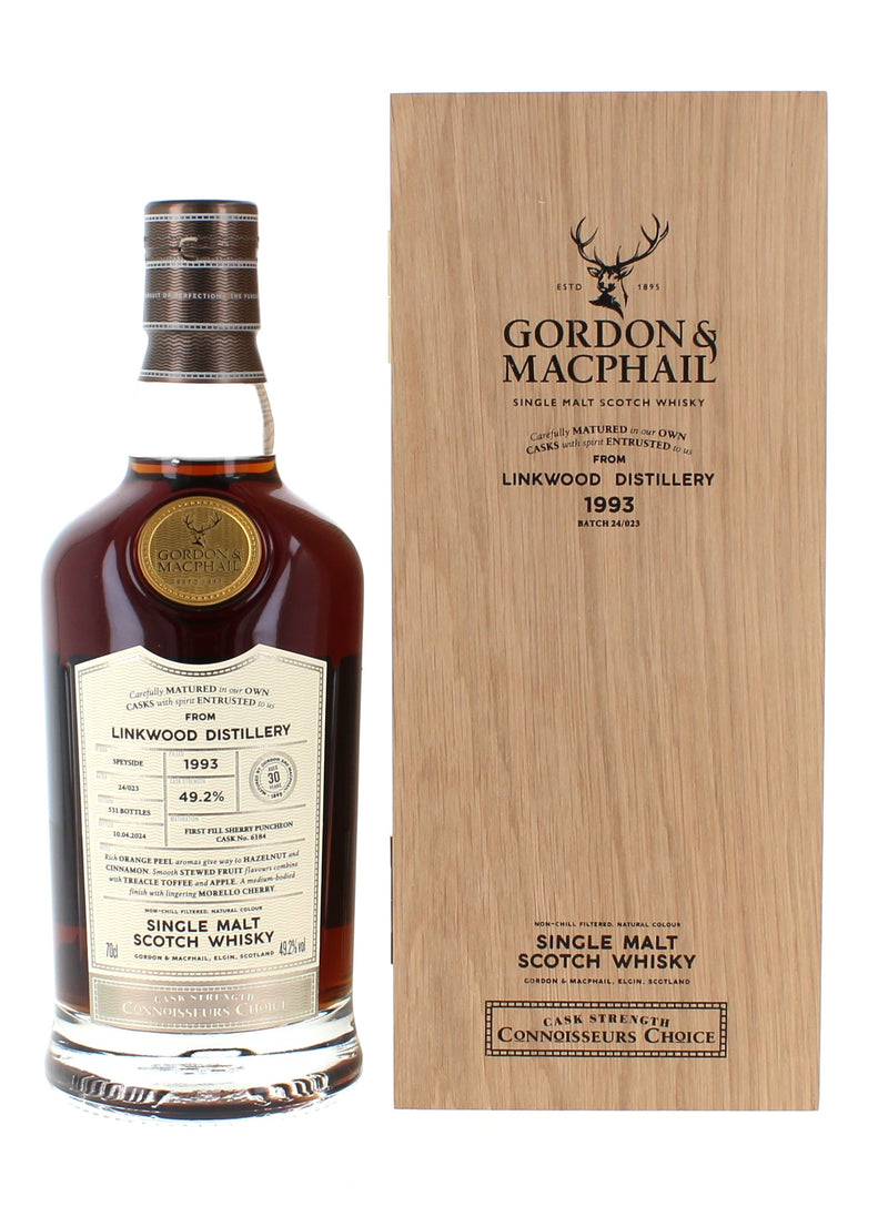 Linkwood 30 Year Old Connoisseurs Choice  1993 - 70cl 49.2%