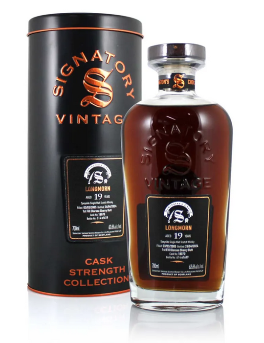 Longmorn 2005 19 Year Old, Signatory Vintage 70cl 62.6%