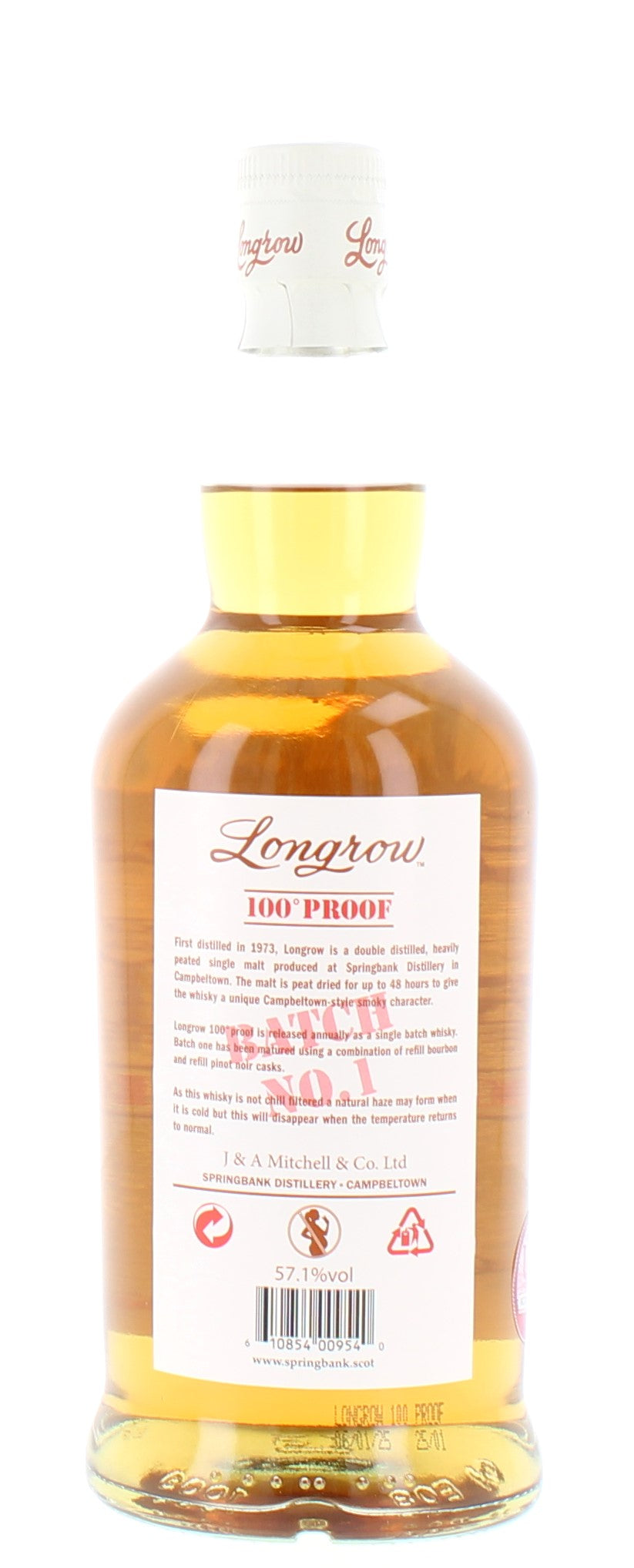 Longrow 100 Proof Cambeltown Single Malt - 70cl 57.1%