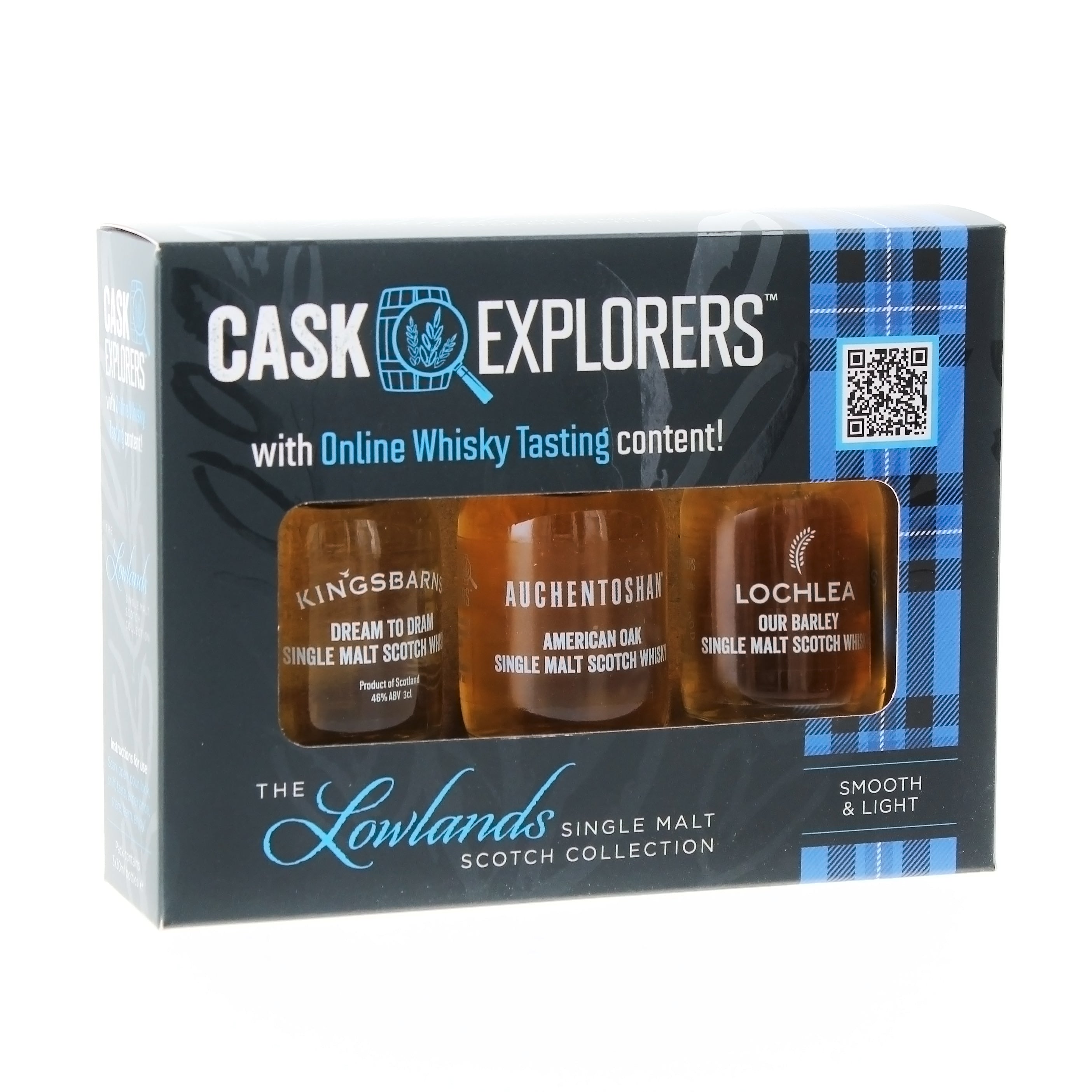The Lowland Whisky Tasting Pack - 3 Single Malt Teasers - 3 x 3cl 42%