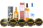 Luxury Caviar Premium Vodka, Scotch Whisky and Japanese Single Malt Set