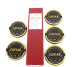 Luxury Caviar & Macallan Gift Set – 5 × 250g Premium Caviars with The Macallan 12 Year Old Sherry Oak