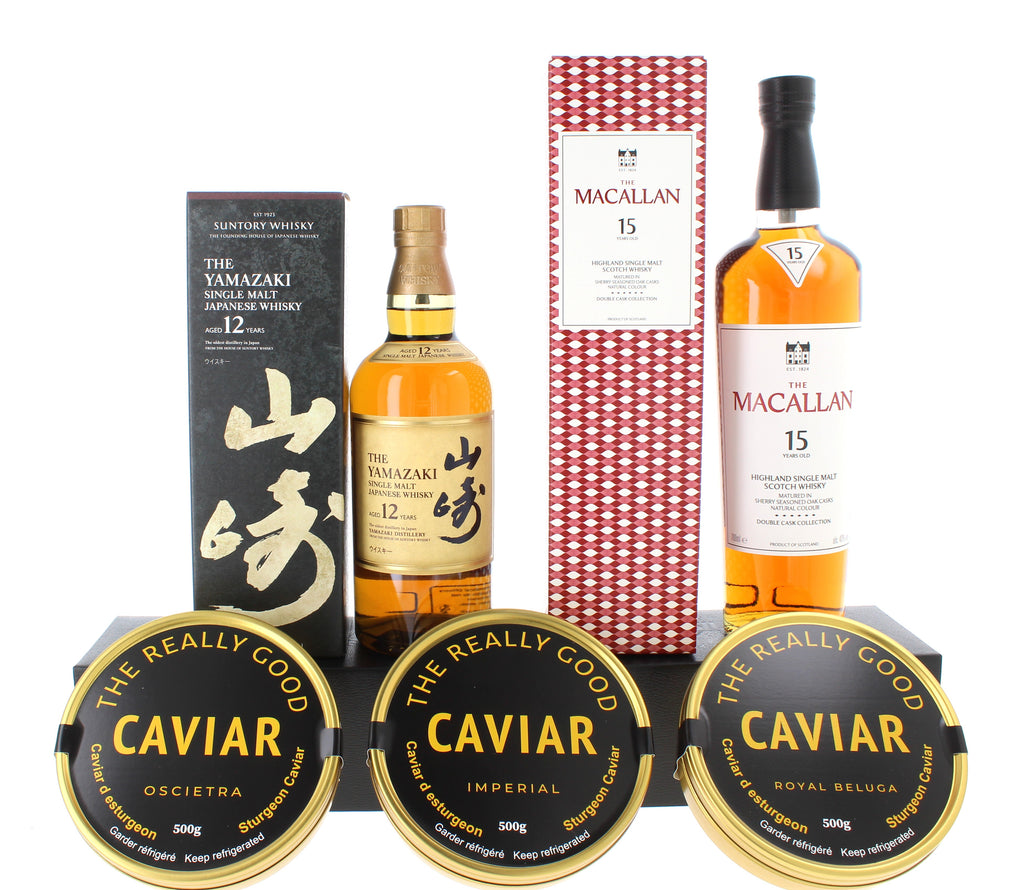 Luxury Caviar, Yamazaki & Macallan Gift Set