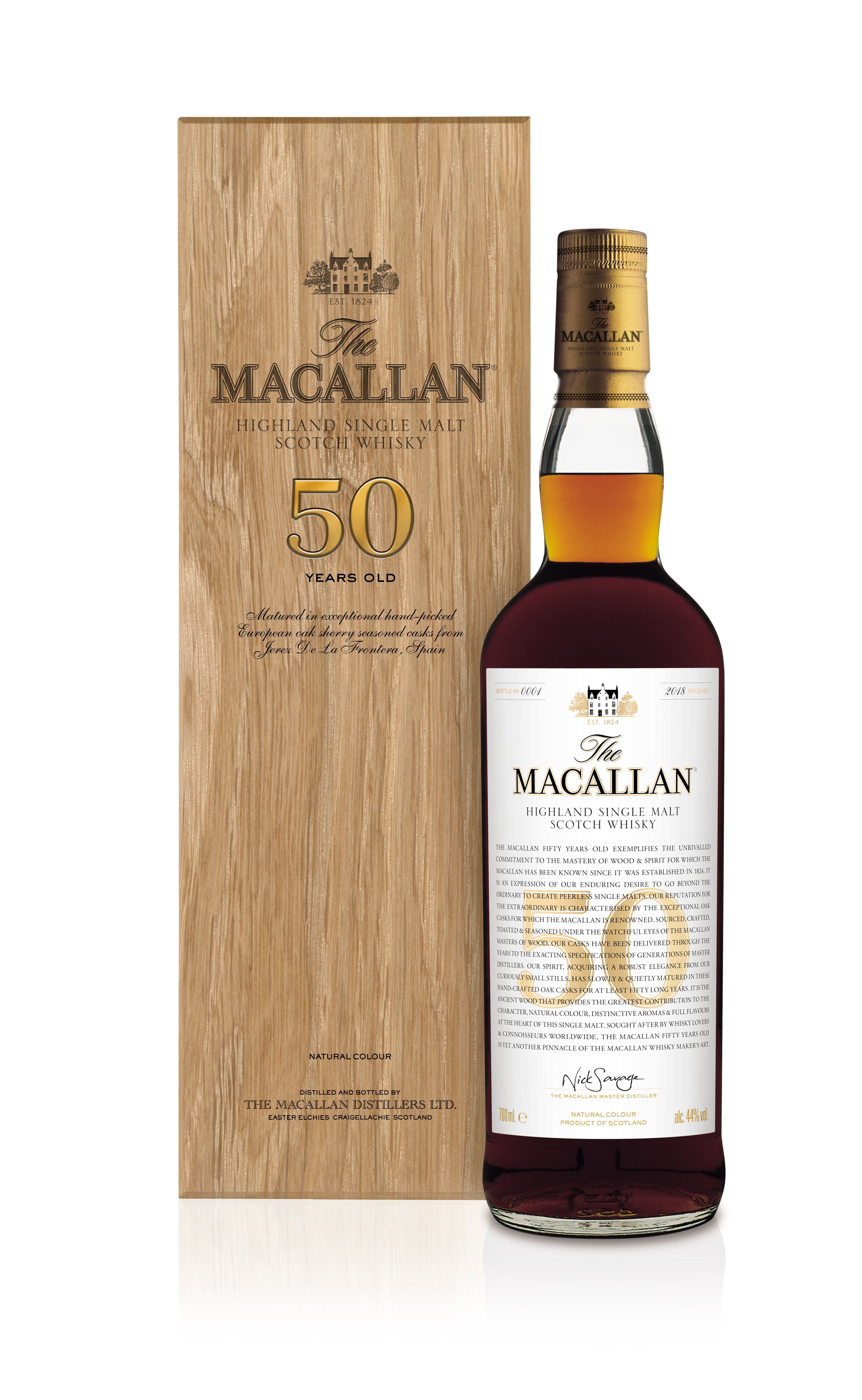 Macallan 50 Year Old The Red Collection Single Malt - 70cl 45.1%