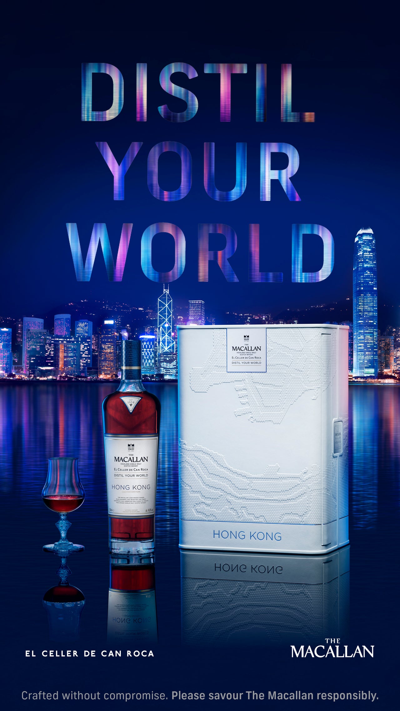 Macallan Distil Your World Hong Kong Single Malt- 70cl 46.8%