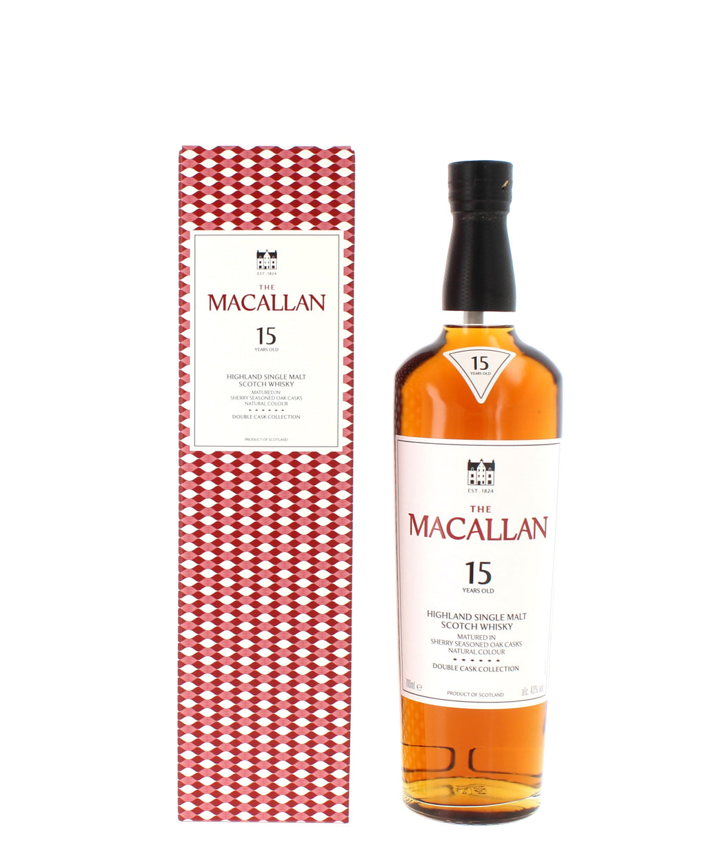 The Macallan 15 Year Old Double Cask Single Malt Scotch Whisky - 70cl 43%