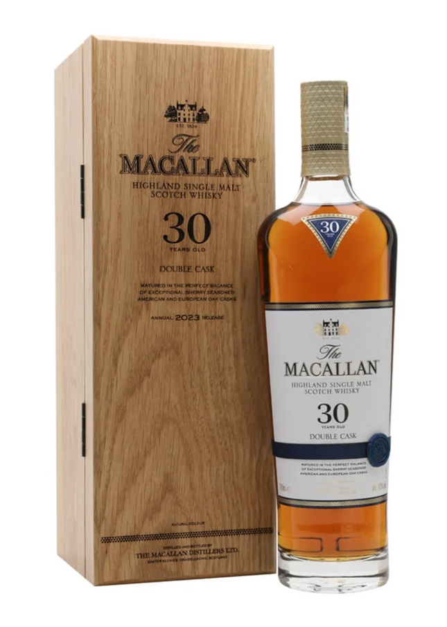 Macallan 30 Year Old Double Cask 2023 Release 70% 43%