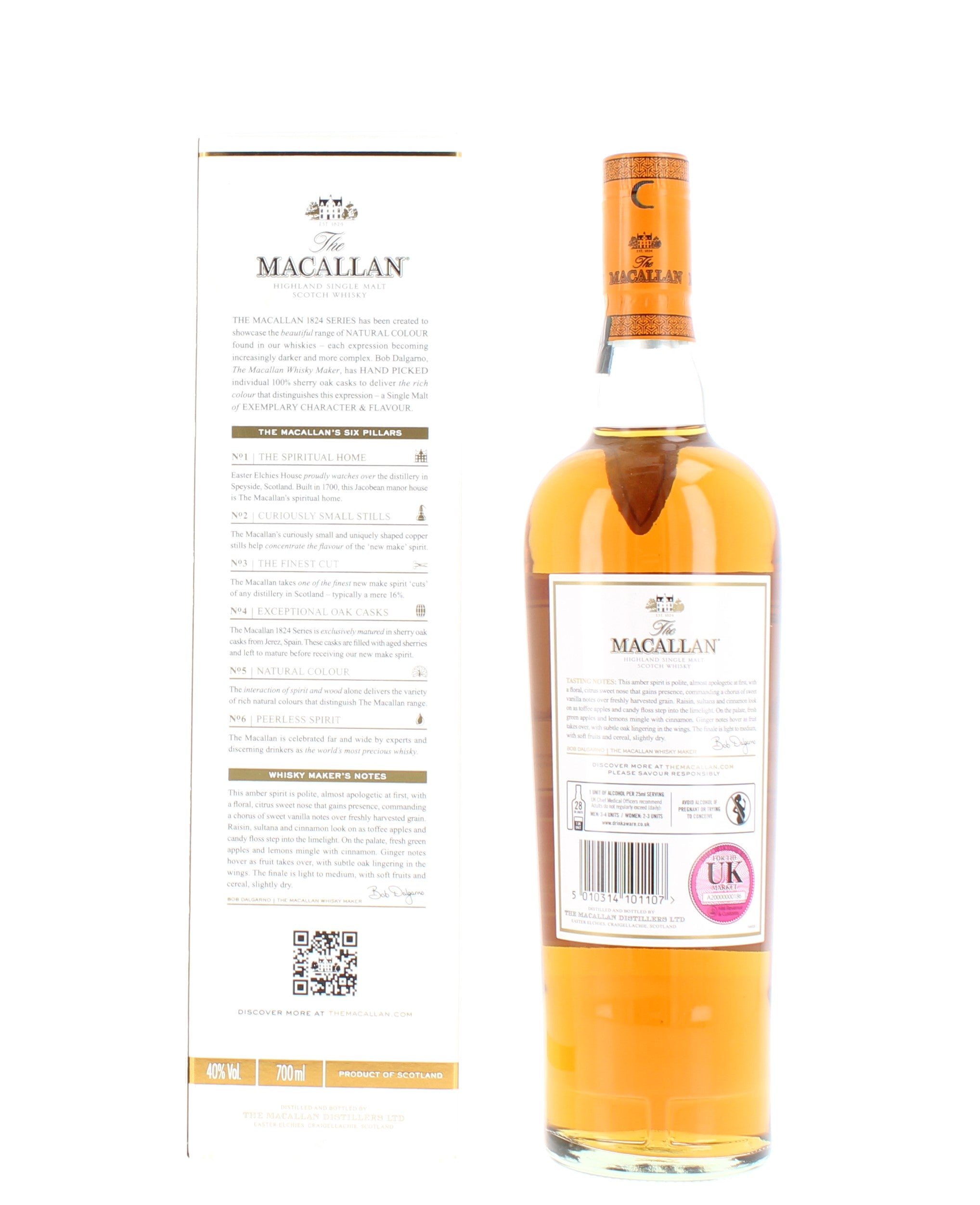 The Macallan Amber 1824 Series Single Malt - 70cl 40%