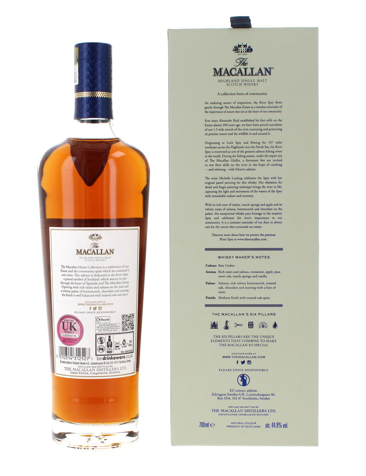 Macallan Home Collection River Spey With Prints Single Malt - 70cl 44.8%