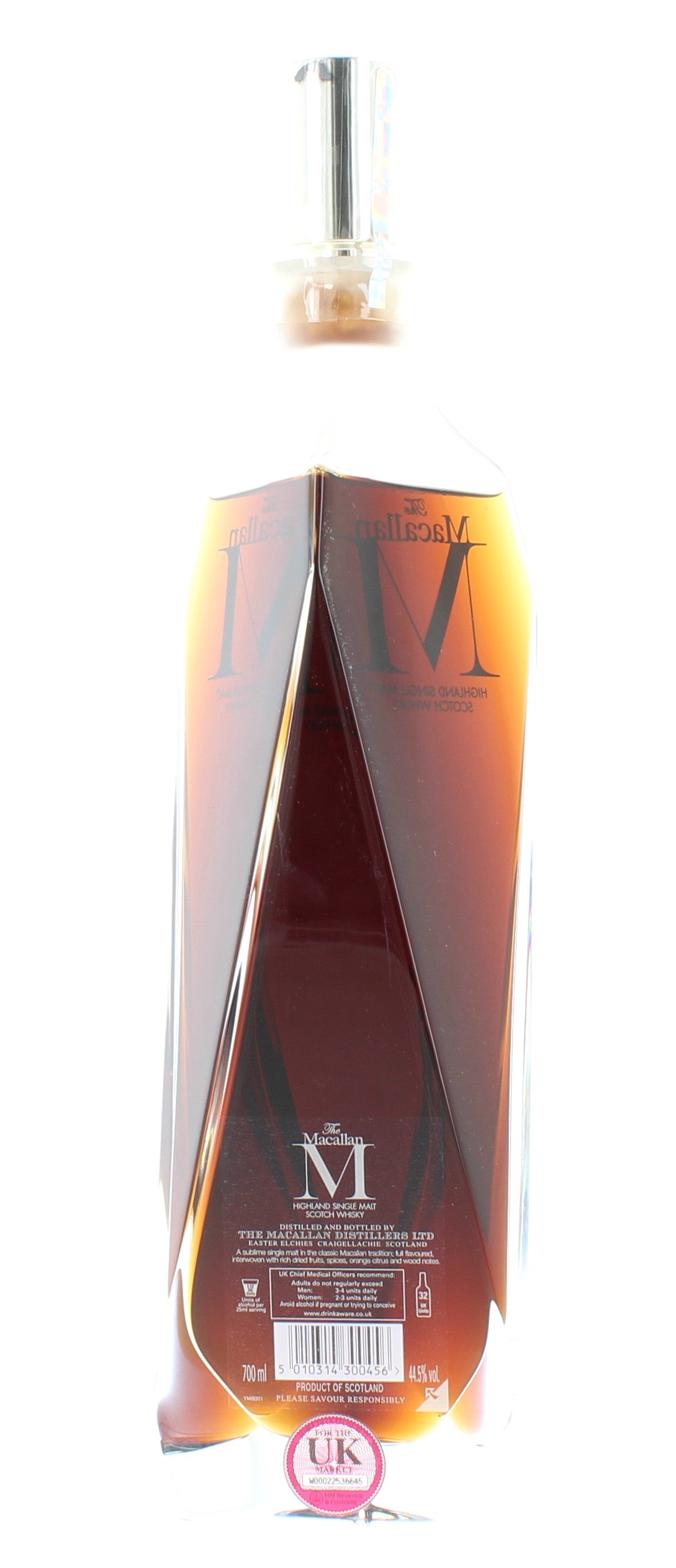 The Macallan M シングルモルトスコッチウイスキー　Mデキャンタ The Macallan M Crystal Decanter / ザ・マッカラン クリスタル