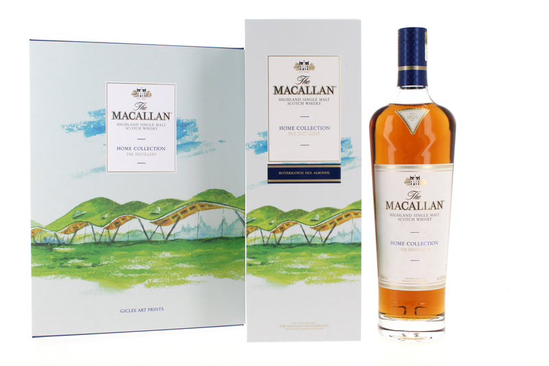 The Macallan Home Collection The Distillery With Prints Single Malt - 70cl 43.5%