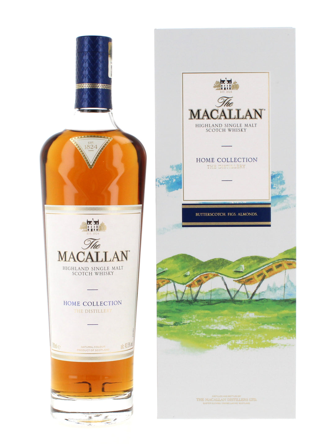 The Macallan Home Collection The Distillery With Prints Single Malt - 70cl 43.5%