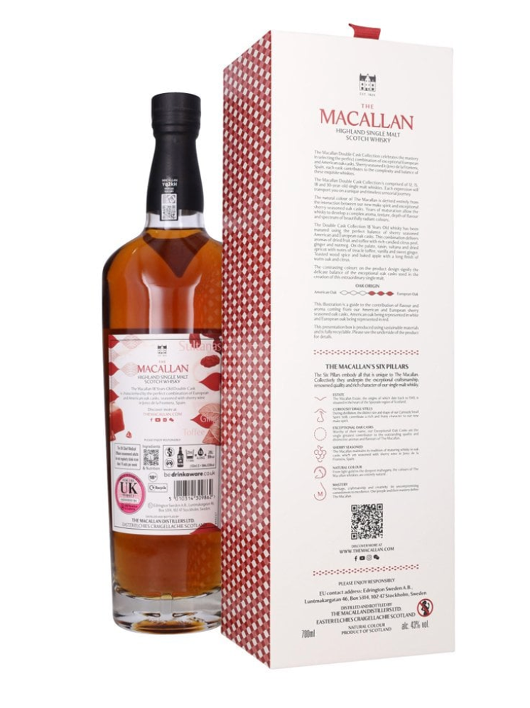 Macallan 18 Year Old Double Cask 2025 Release - 70cl 43%