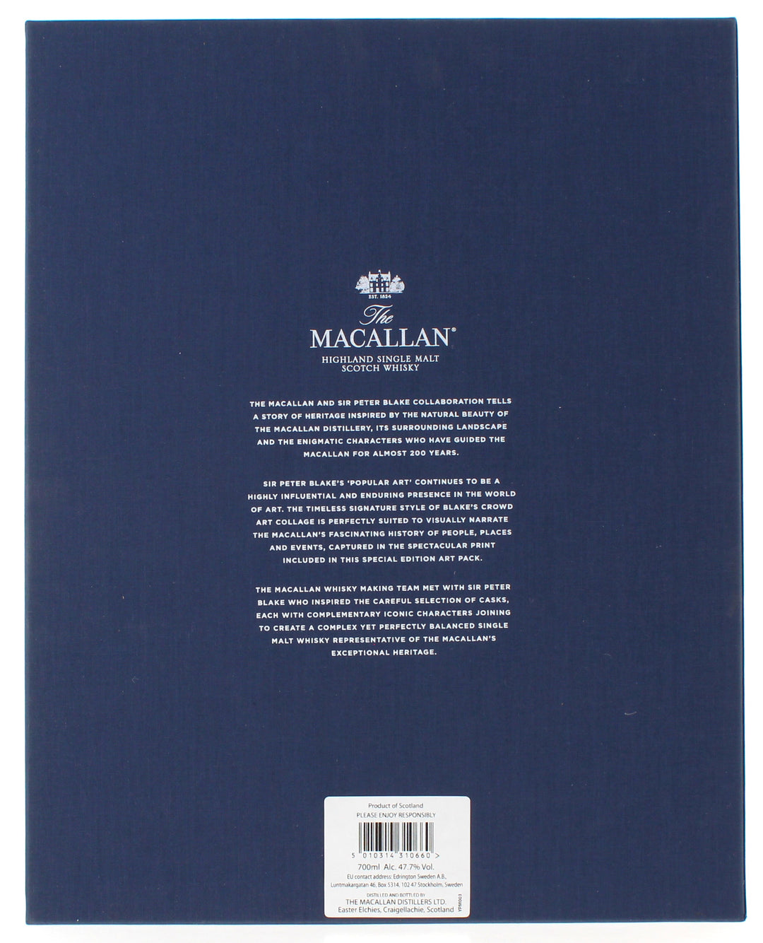 Macallan X Sir Peter Blake An Estate, A Community and A Distillery - 47.7% 70cl