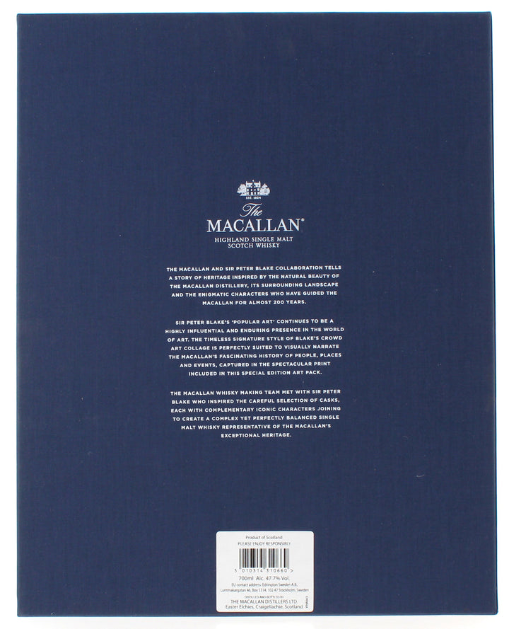 Macallan X Sir Peter Blake An Estate, A Community and A Distillery - 47.7% 70cl