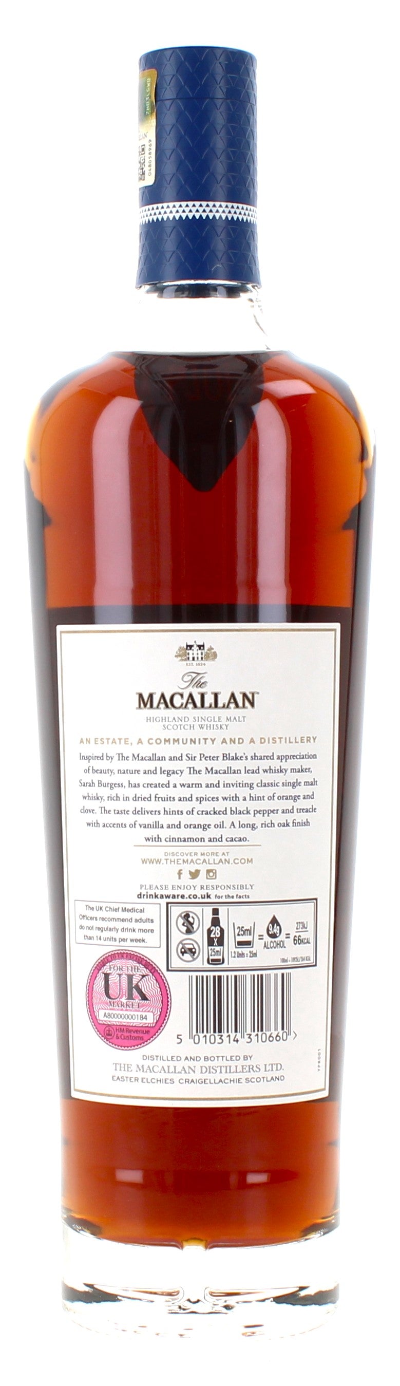 Macallan X Sir Peter Blake An Estate, A Community and A Distillery - 47.7% 70cl