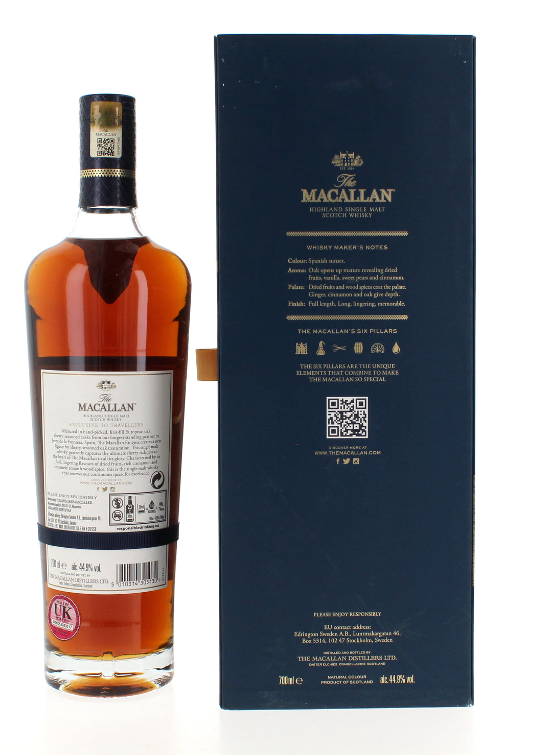 The Macallan Enigma Whisky 70cl 44.9%