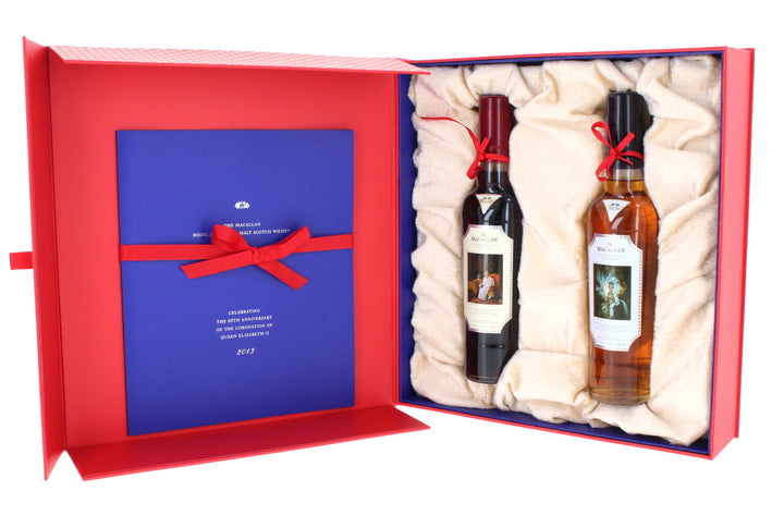 Macallan 60th Anniversary Queen Elizabeth Coronation Whisky (35cl x 2) 58.1%