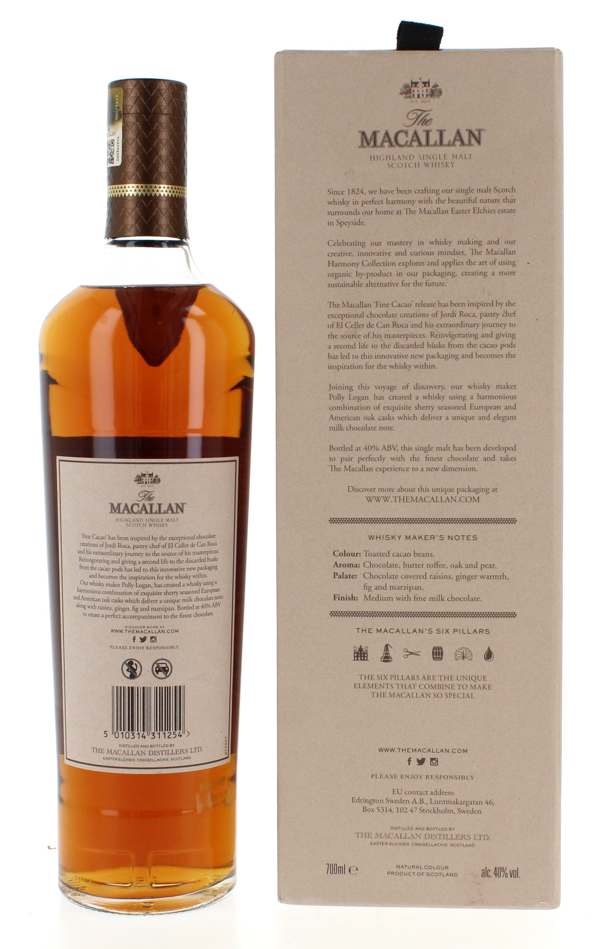 Macallan Harmony Fine Cacao Single Malt Scotch Whisky - 70cl 40%