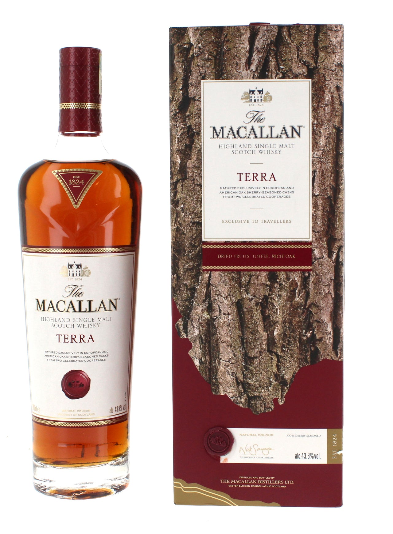 The Macallan Terra Single Malt Whisky 70cl 43.8%