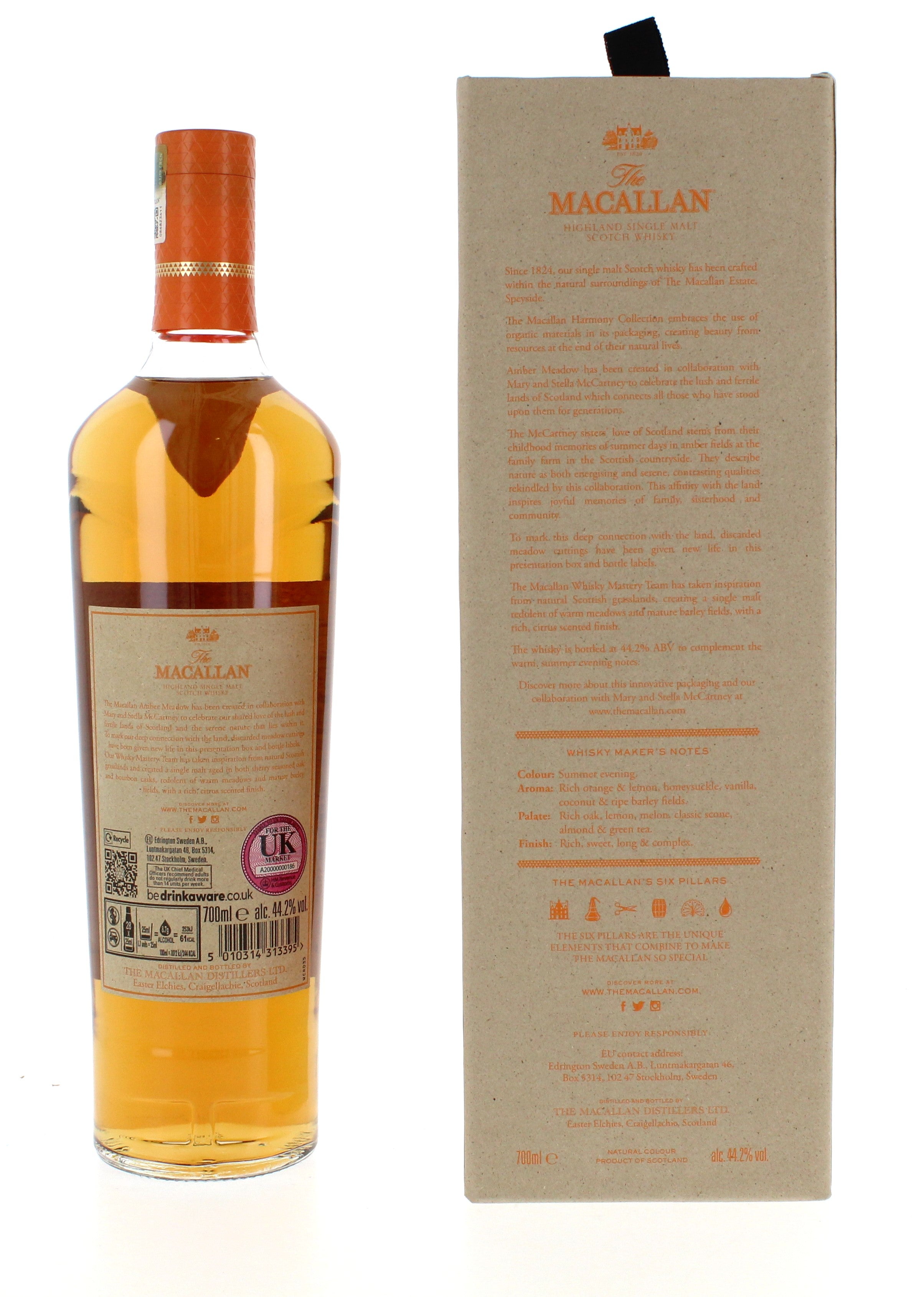 Macallan The Harmony Collection Amber Meadow 70cl 44.2% – The