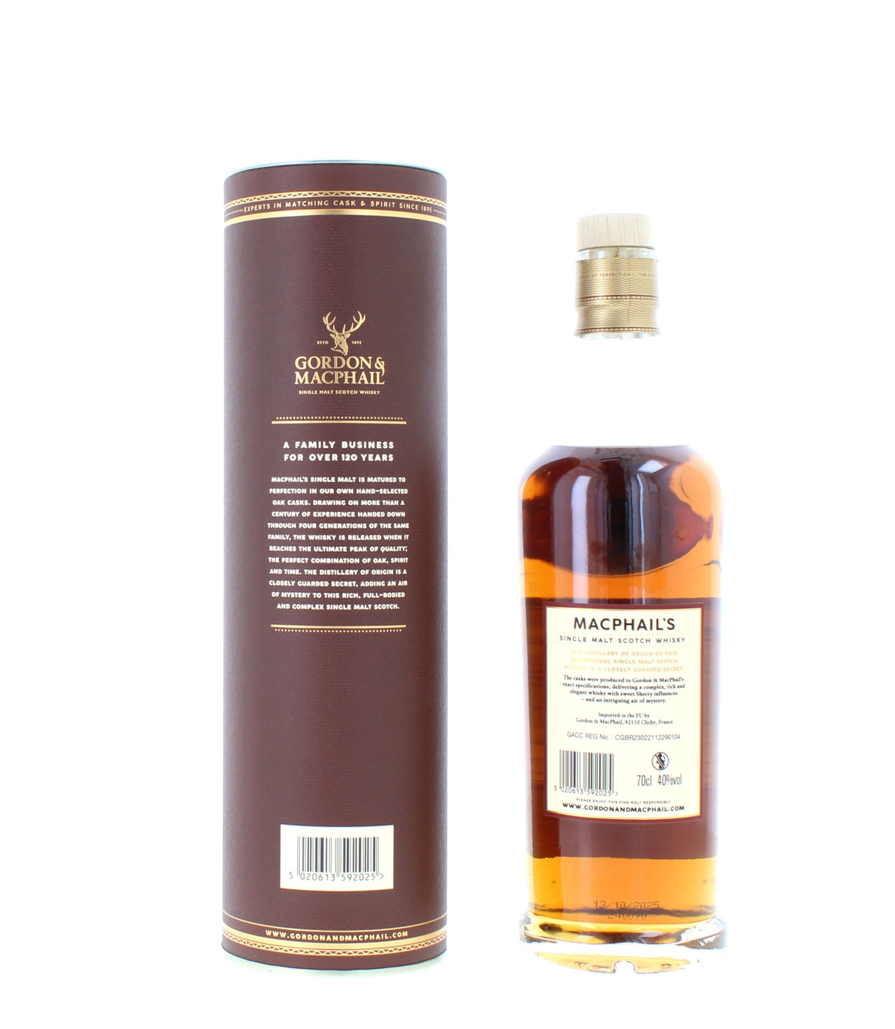MacPhails 21 Year Old Gordon & Macpail Single Malt - 70cl 40%