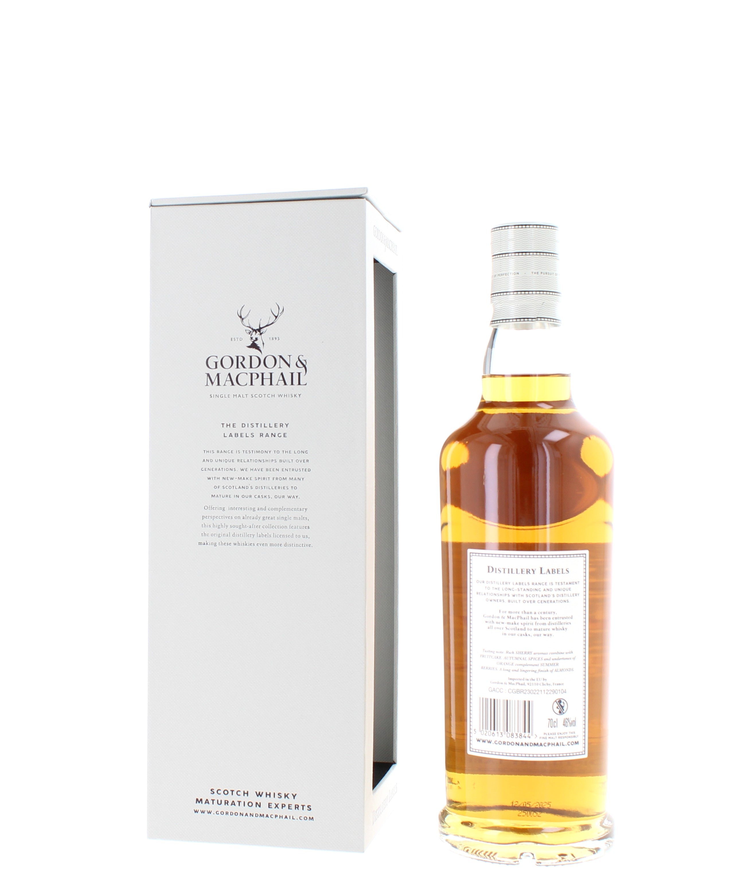 Mortlach 25 Year Old Distillery Labels Gorden & MacPhail Single Malt - 70cl 46%