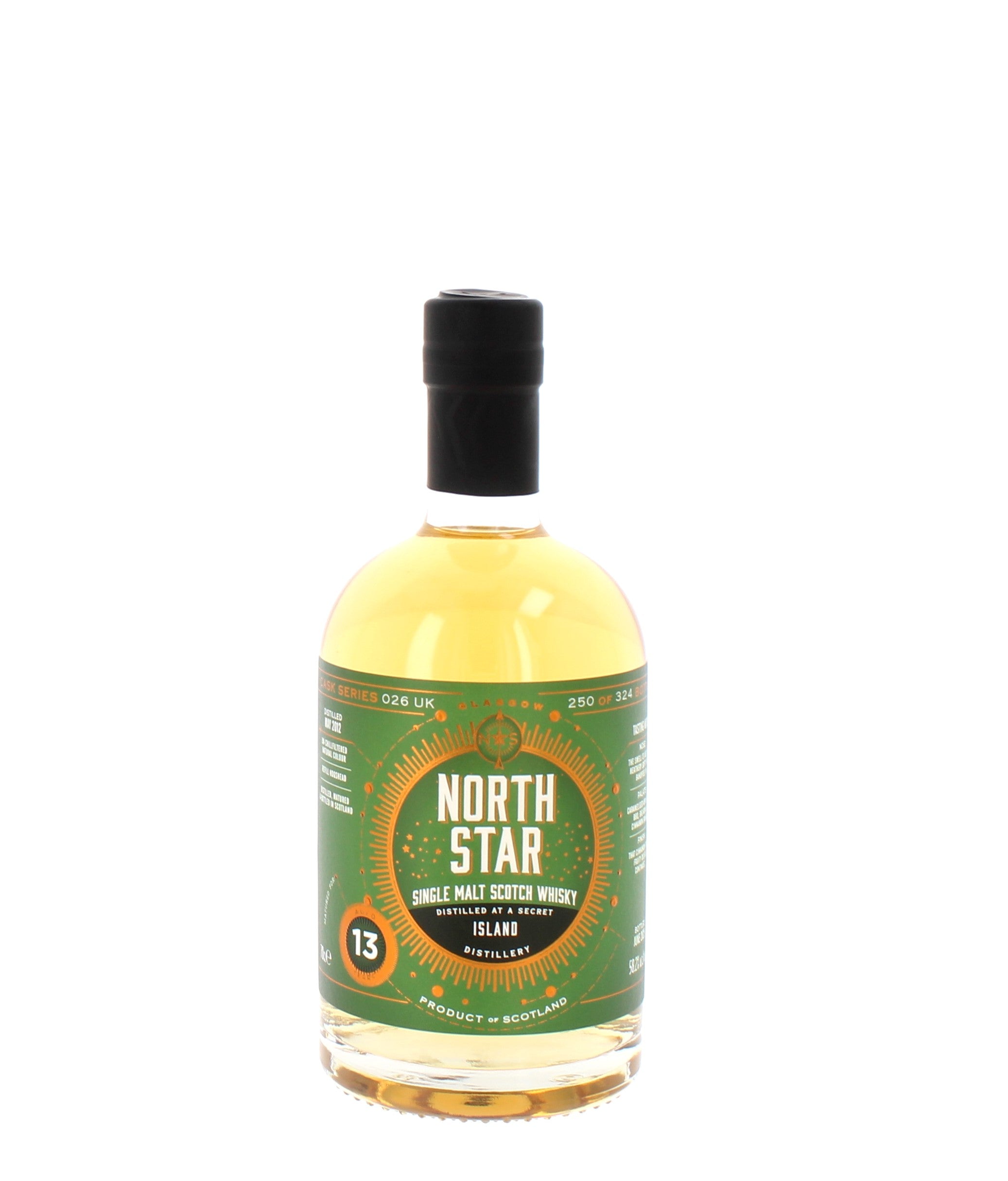 North Star 13 Year Old Secret Island, Series #26 Single Malt - 70cl 58.2%