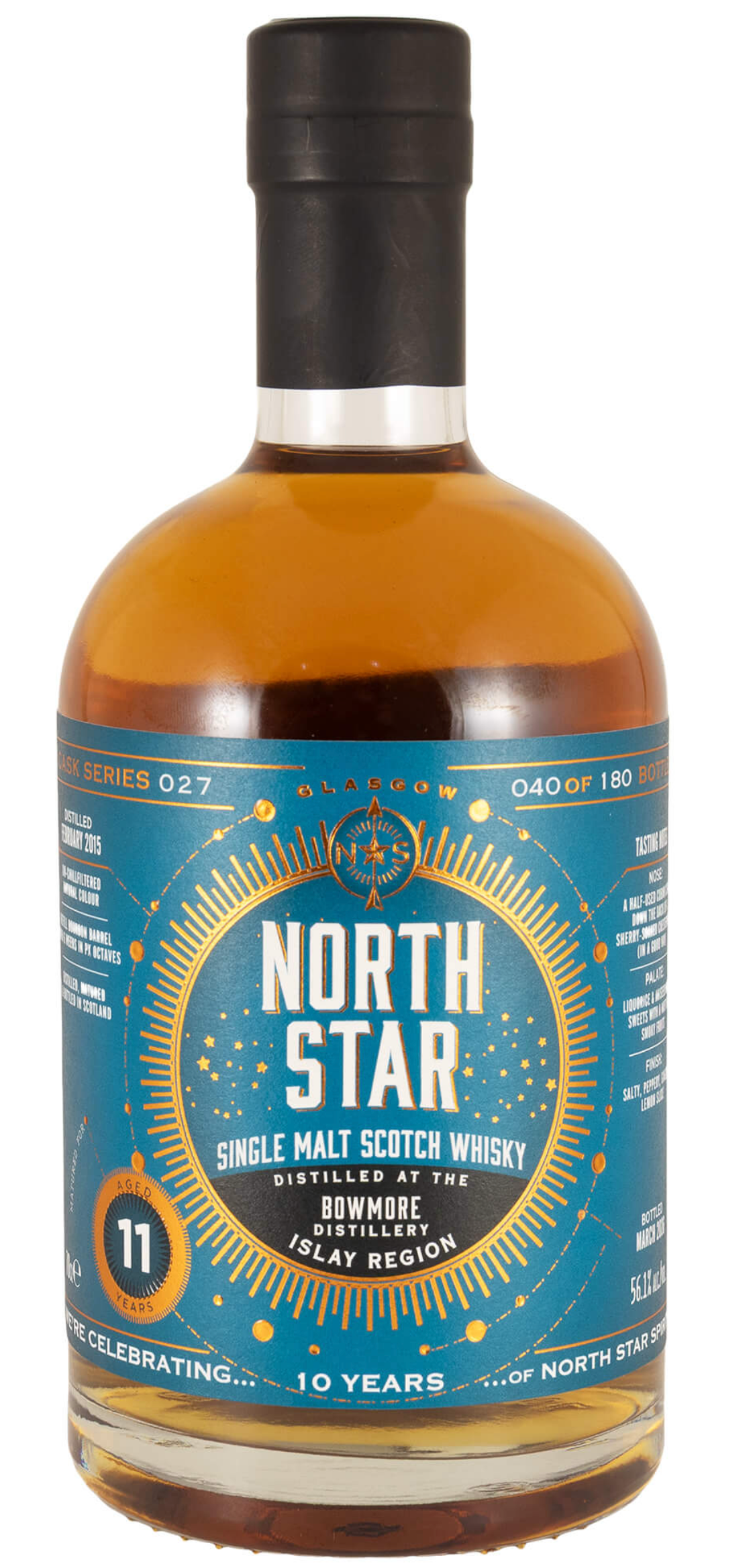 North Star Bowmore 11 Year old Single Malt - 70cl 56.1%