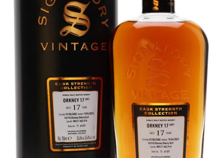 Orkney 17 Year Old HP Signatory Cask Strength Single Malt Scotch Whisky - 70cl 55.4%