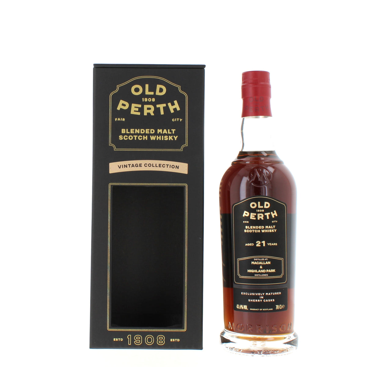 Old Perth 21 Year Old Blended Malt - 70cl 43.6%