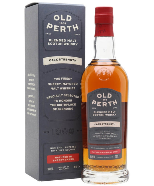 Old Perth Cask Strength Sherry Cask Blended Malt Scotch Whisky - 70cl 58.60%