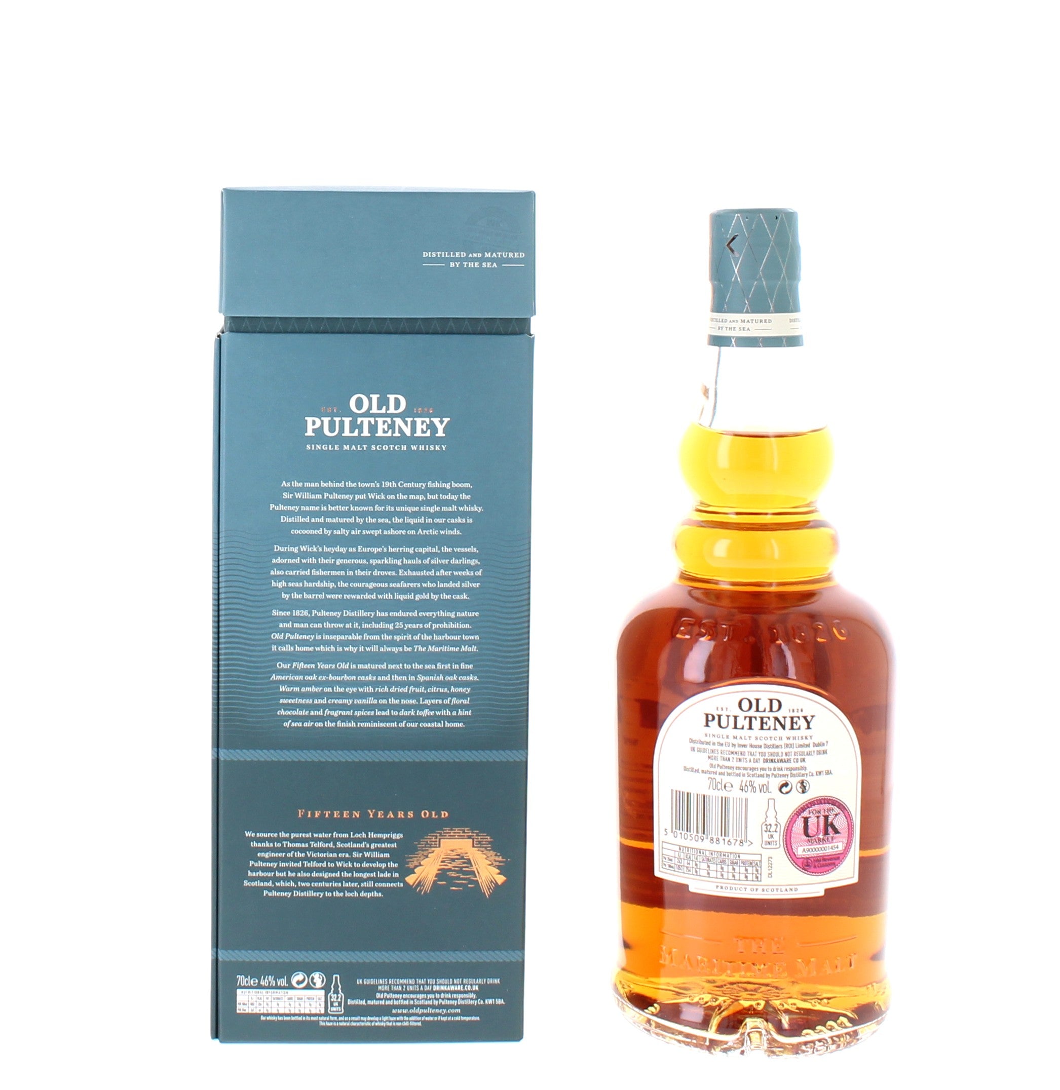 Old Pulteney 15 Year Old - 70cl 46%