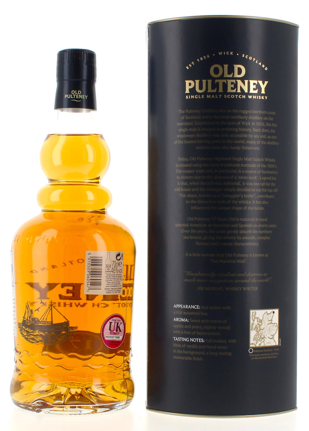 Old Pulteney 17 Year Old - 70cl 46%