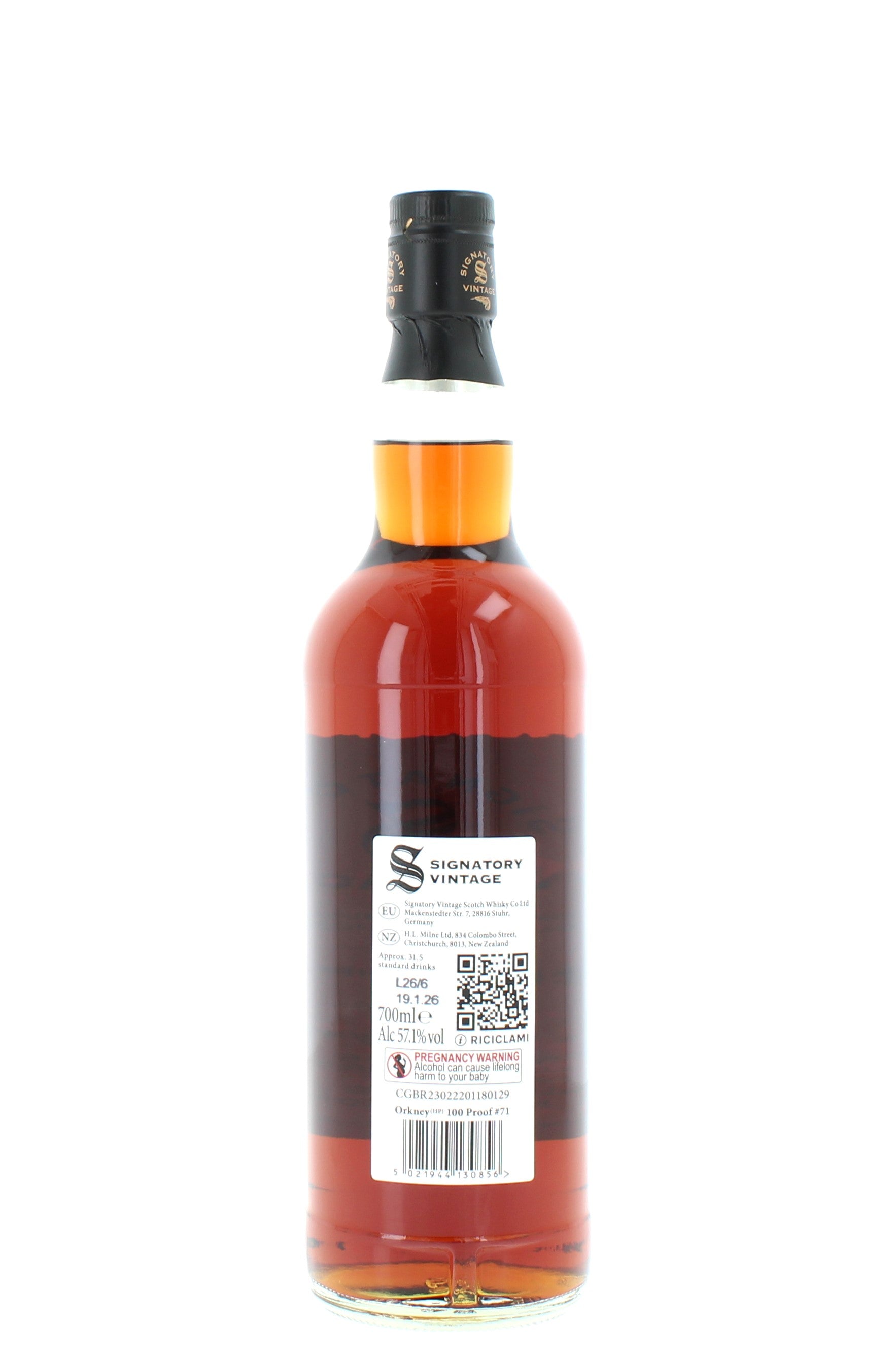 Orkney 14 Year Old (HP) 2011 Signatory Vintage 100 Proof #71 - 70cl 57.1%