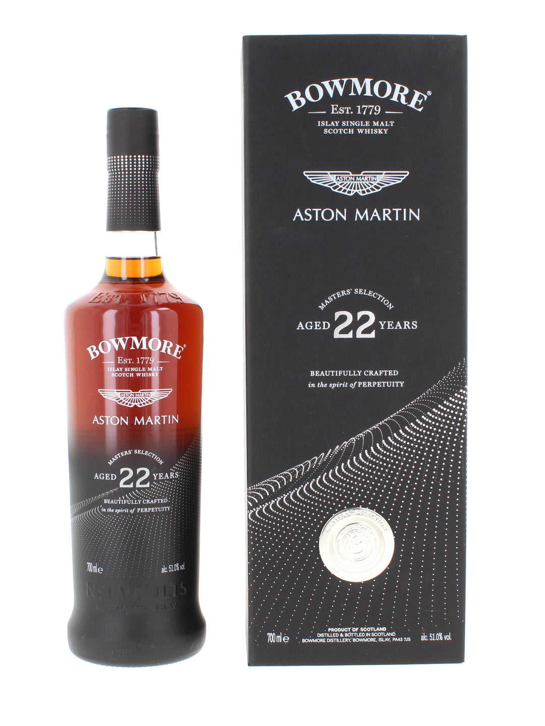 Bowmore Aston Martin Masters' Selection Edition 1 - 3 (21 Year Old, 22 Year Old, 22 Year Old) 3*70cl