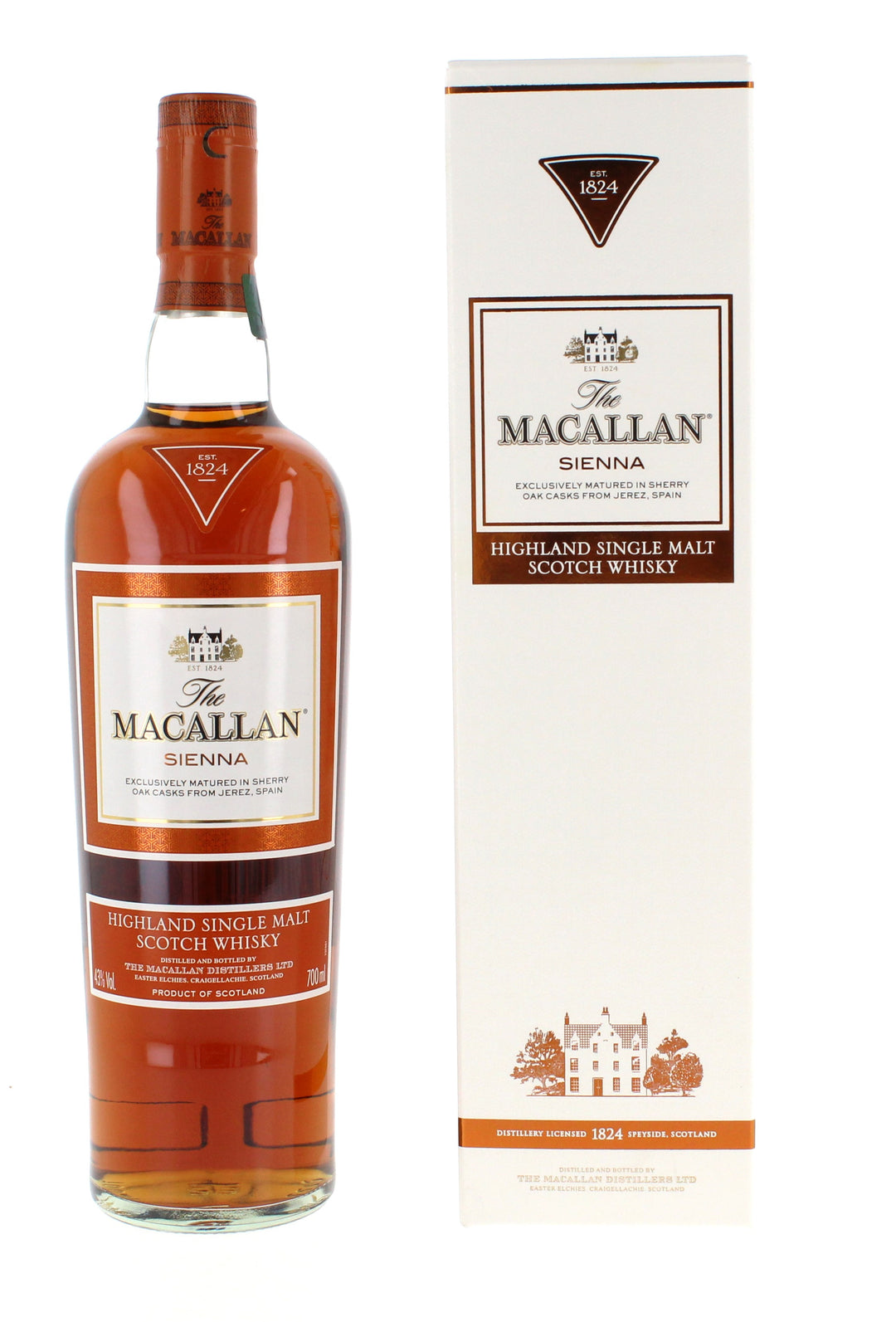 Macallan 1824 Series Collection Whisky set 70cl x 4 (Ruby, Amber, Sienna & Gold)