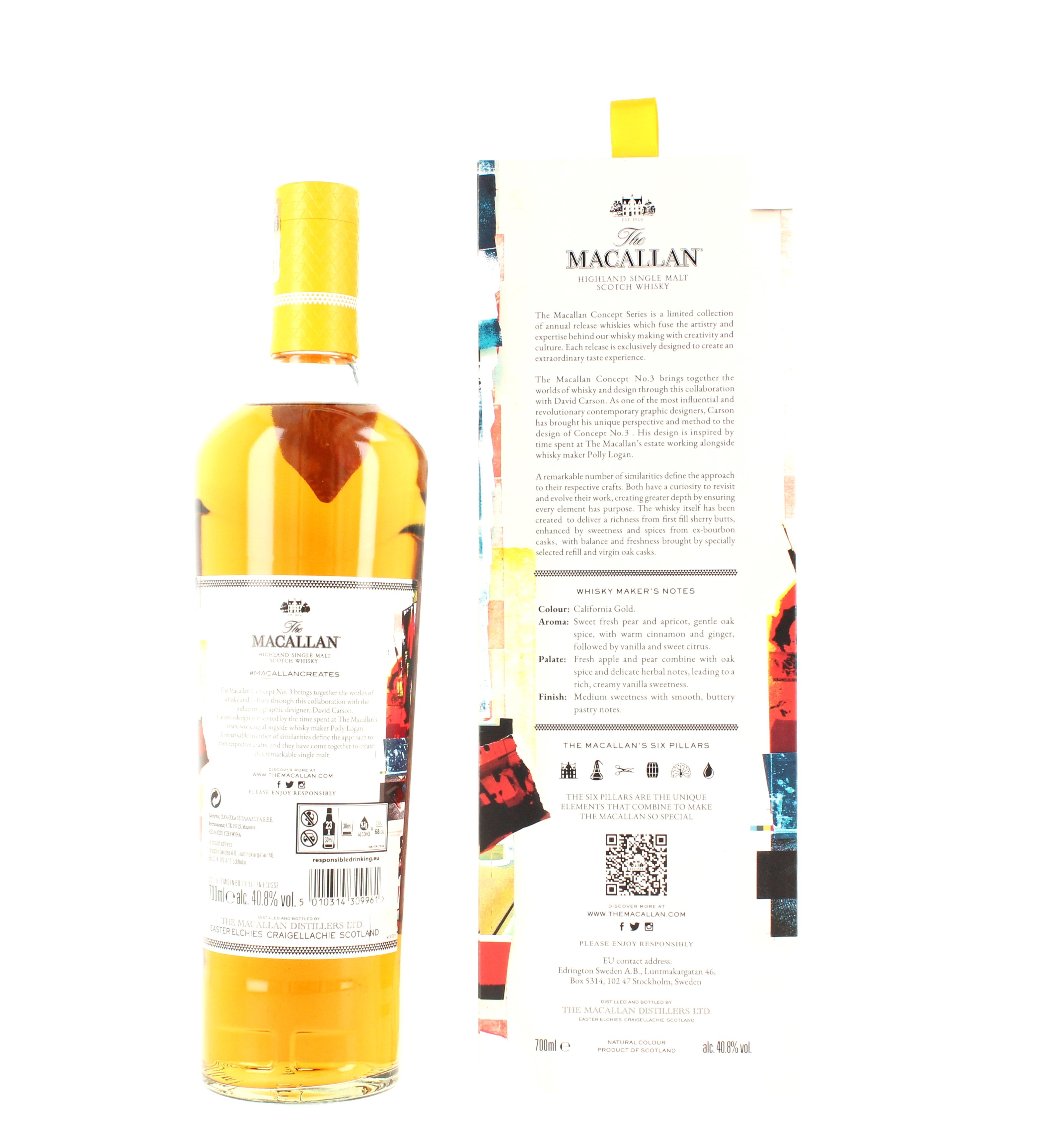 Macallan - Concept Series No.1-3 (3 x 70cl) (40% 40% & 40.8%)