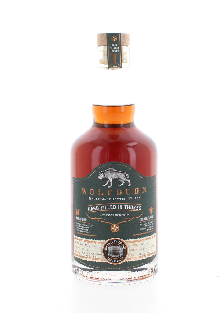 Wolfburn 6 Year Old Distillery Hand Filled Cask 852 Single Malt Scotch Whisky 70cl 56.8%