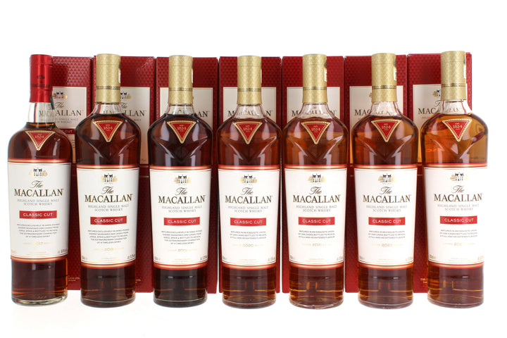 Macallan - Classic Cut (2017, 2018, 2019, 2020, 2021, 2022 & 2023) 7 x 70cl