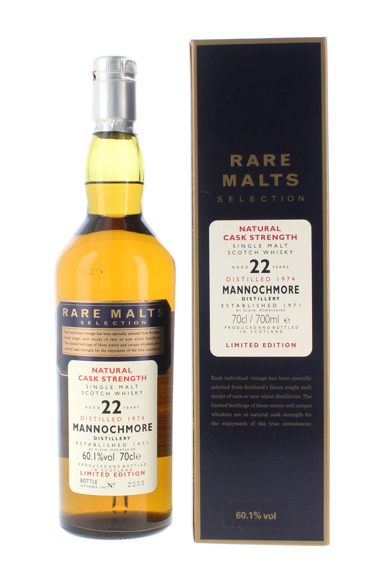 Mannochmore 1974 Rare Malt 22 Year Old 70cl 60.1%