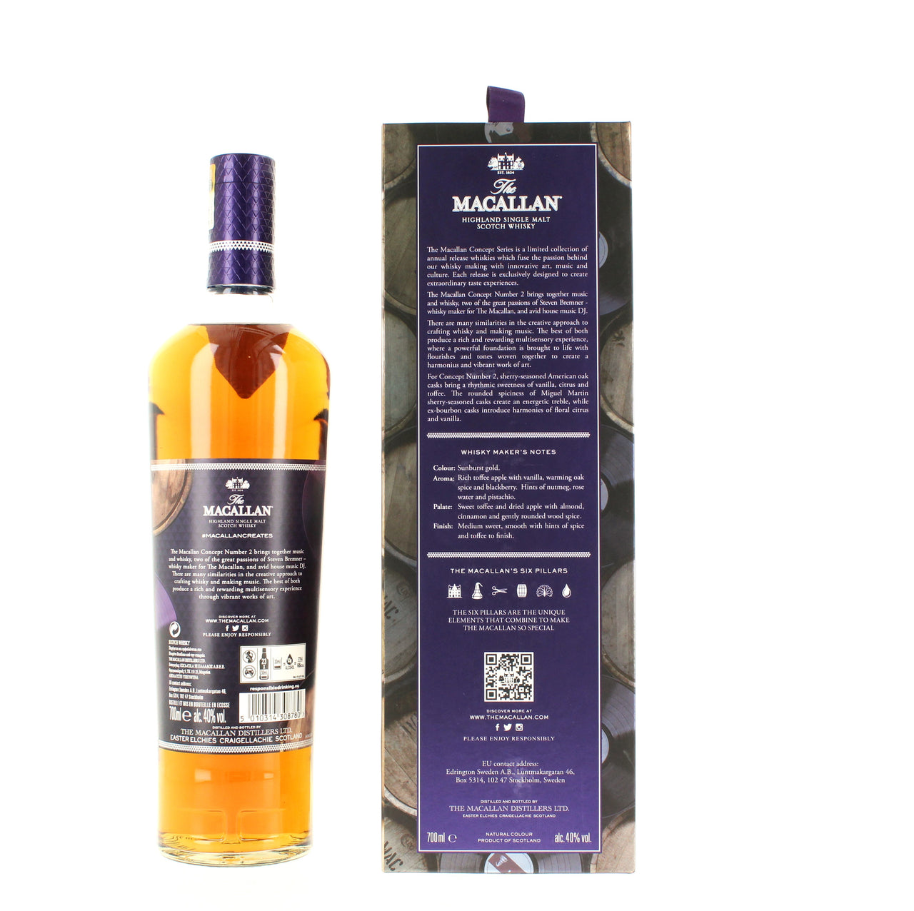 Macallan - Concept Series No.1-3 (3 x 70cl) (40% 40% & 40.8%)