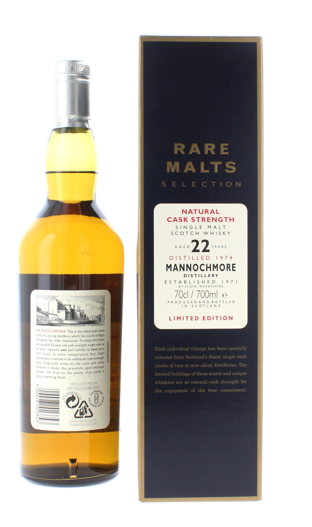 Mannochmore 1974 Rare Malt 22 Year Old 70cl 60.1%