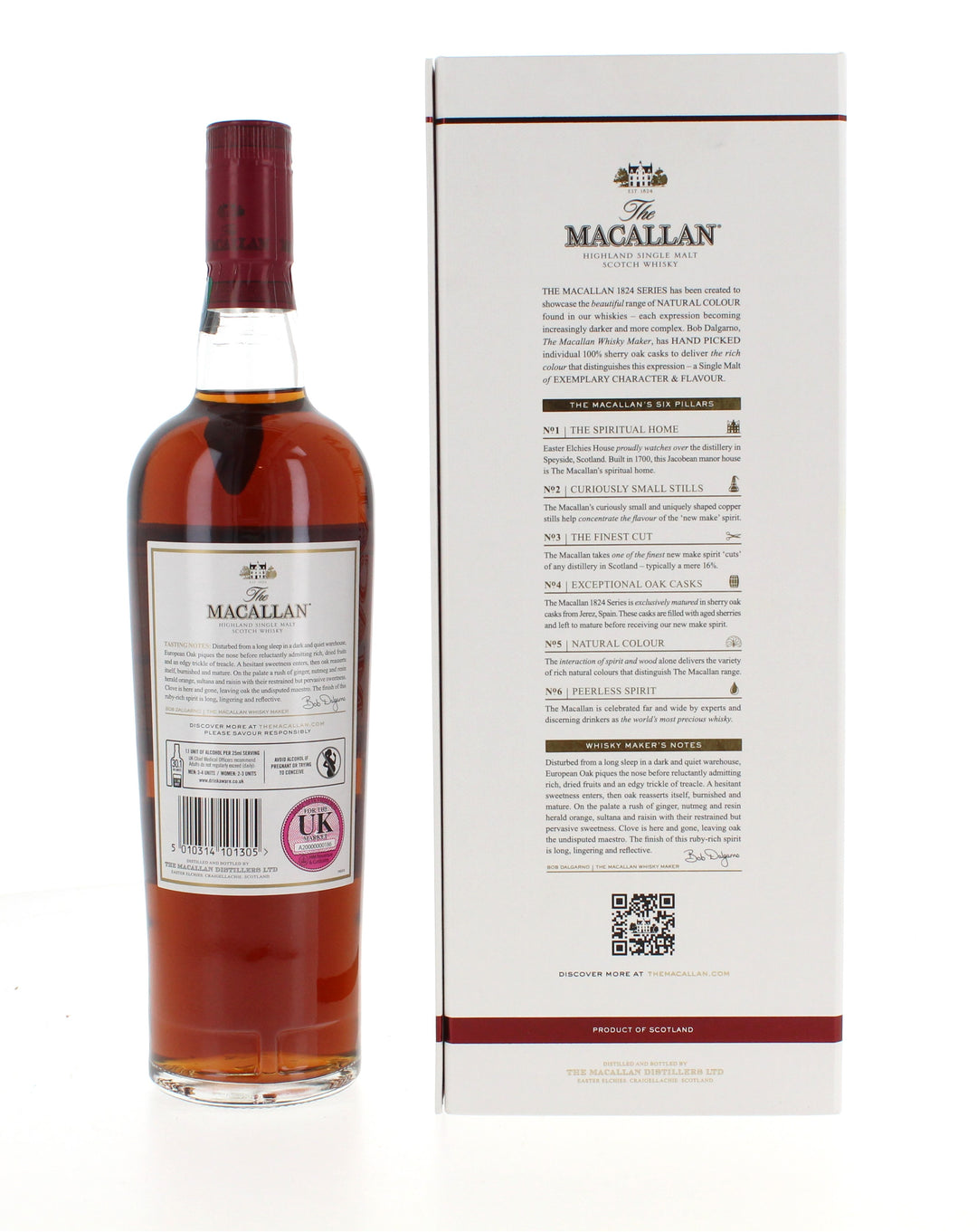 Macallan 1824 Series Collection Whisky set 70cl x 4 (Ruby, Amber, Sienna & Gold)