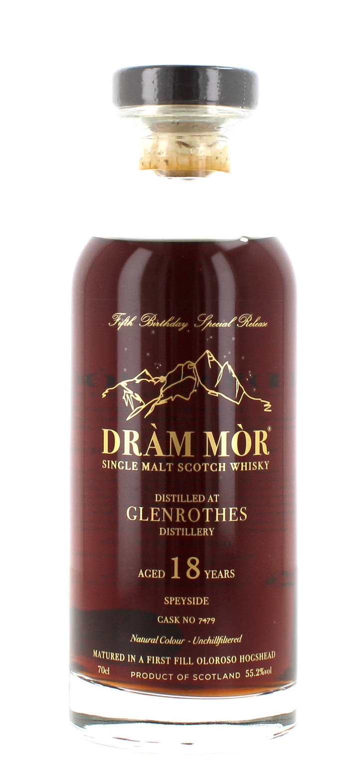 Glenrothes 18 Year Old 2006 Dram Mor Cask No. #7479 - 70cl 55.2%