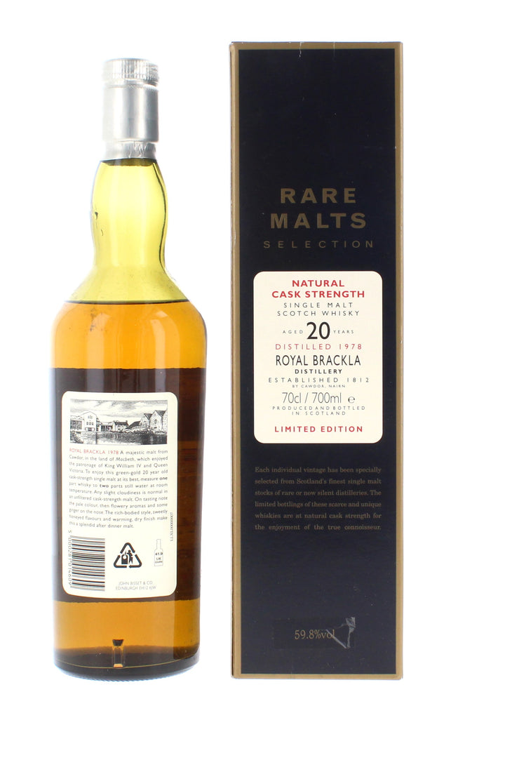 Royal Brackla 1978 Rare Malt 20 Year Old 70cl 59.8%