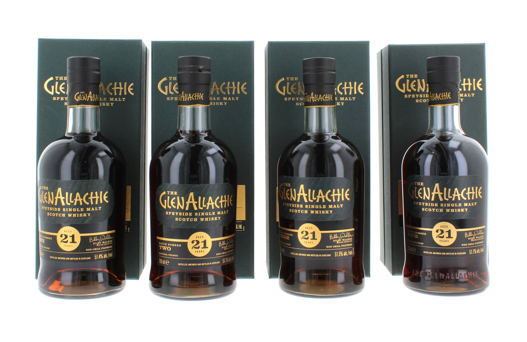 Glenallachie 21 Year Old Batch 1-4 (4*70cl)