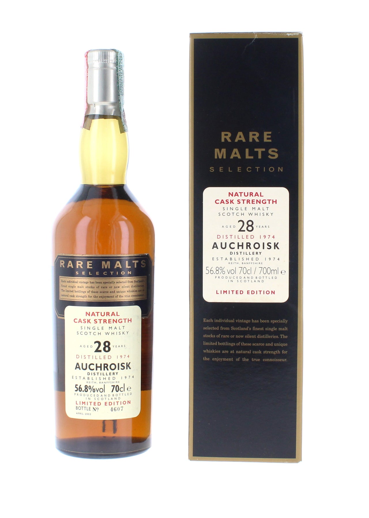 Auchroisk 1974 Rare Malt 28 Year Old 70cl 56.8%